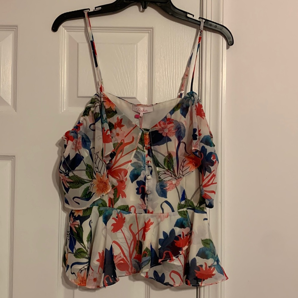 Parker floral fiesta top - brand new!